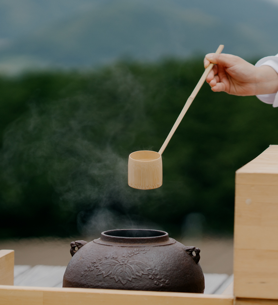 <span style="color: rgb(0, 0, 0);">Preparing the hot water for a tea ceremony. "For the aroma and flavor of tea to come out, the leaf must be 'broken'... The broken tea leaves that bring healing point to Jesus, who must be broken for the world to be filled with the aroma and flavor of the gospel" (Lowther 2019, 3, 5).</span>