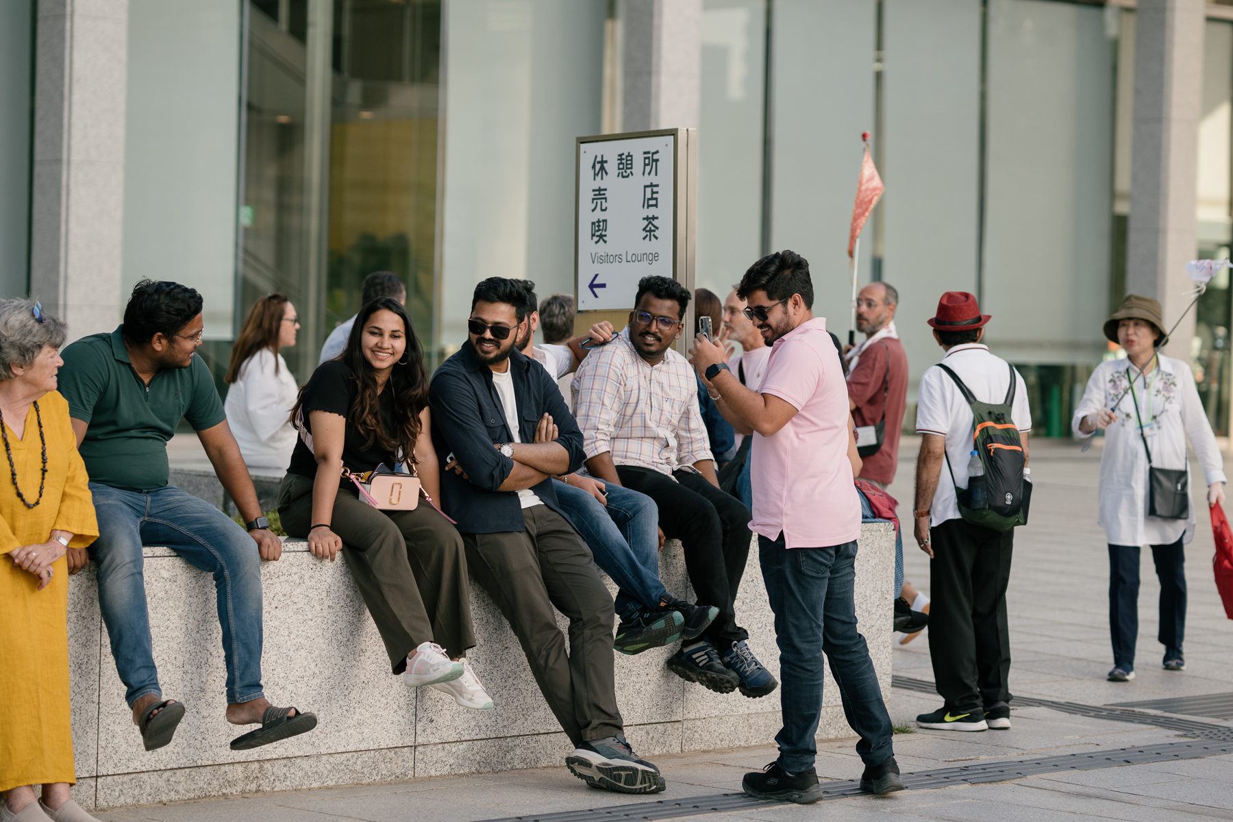 <span style="color: rgb(0, 0, 0);">Visitors and tour groups in Hiroshima.</span>