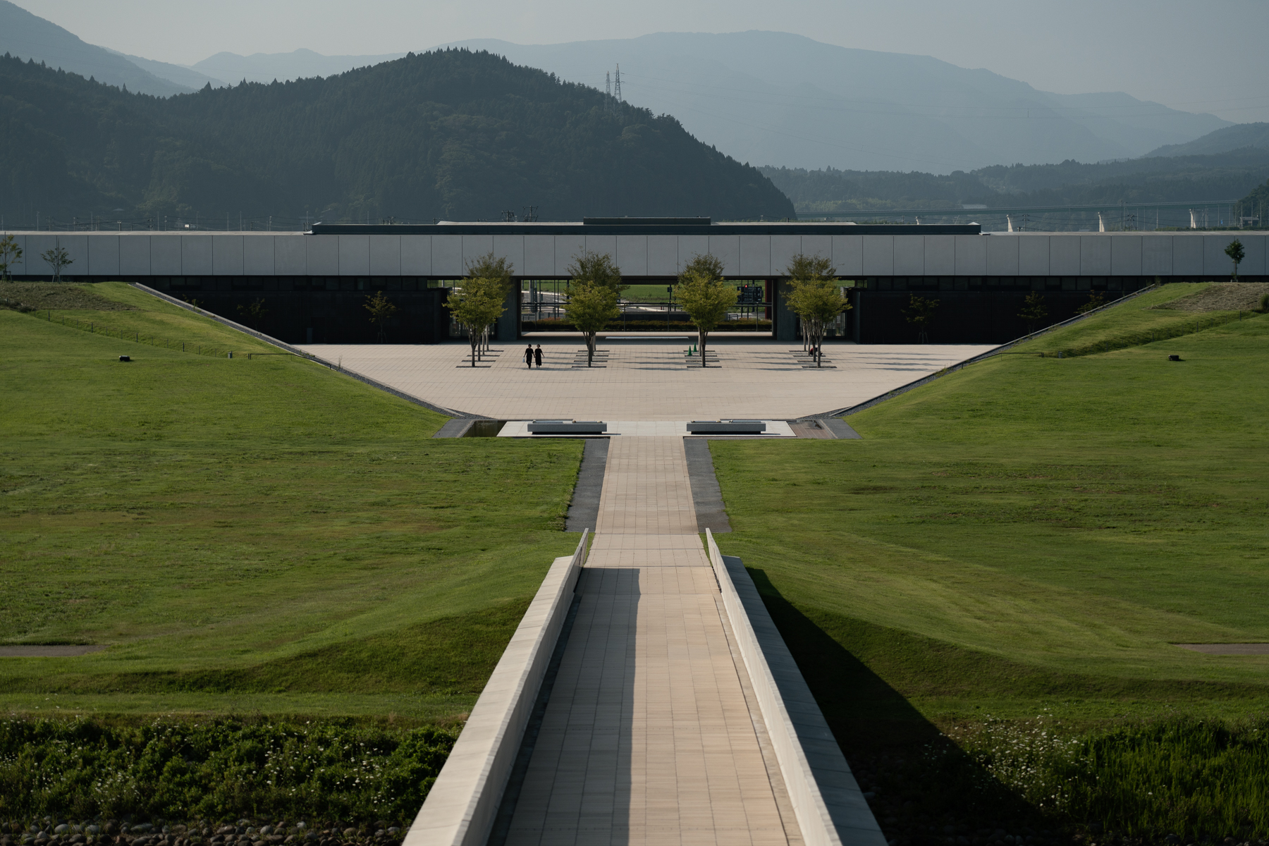 <span style="color: rgb(0, 0, 0);">At the Takatamatsubara Memorial Park for Tsunami Disaster in Iwate prefecture. The paved pathway is called the "Line of Prayer," which traces how the 2011 tsunami water flooded into this area from the sea.</span>