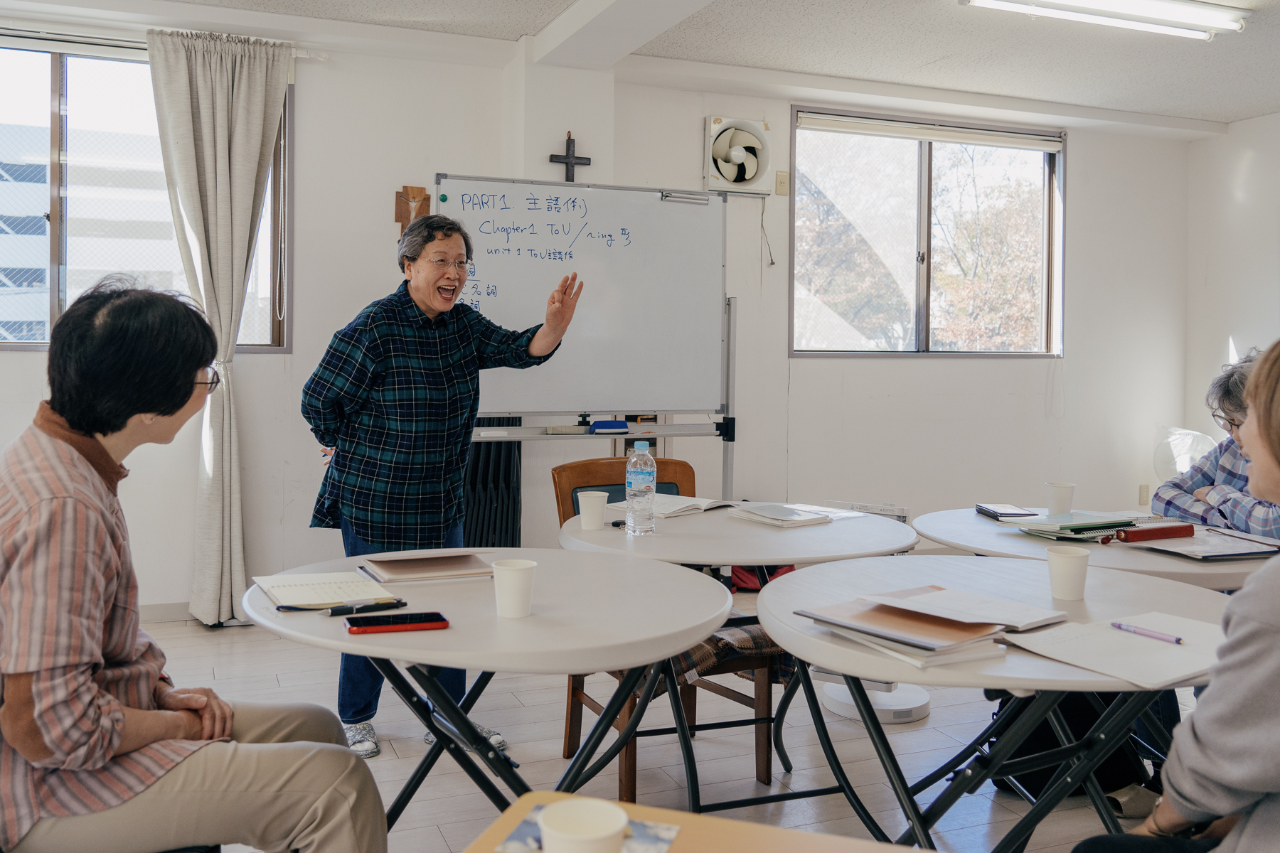 <span style="color: rgb(0, 0, 0);">A Korean missionary teaching English to local Japanese women.</span>